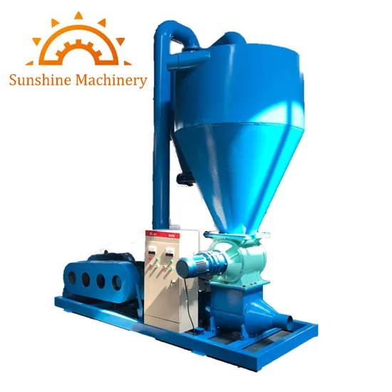 Sistema de transporte de carga neumática móvil para partículas de granos en polvo