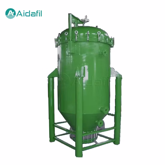 Filtro de hojas de aceite de presión vertical comestible para aceite de palma