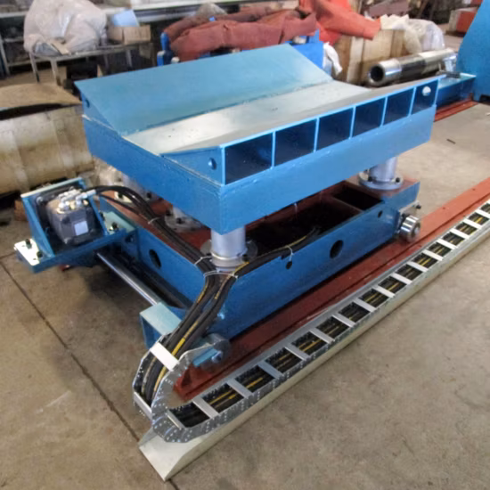 Dispositivo de alimentación del desenrollador hidráulico automático de bobina de acero de 10 toneladas