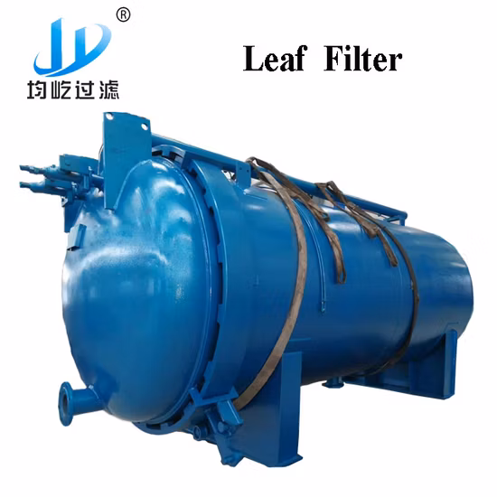 Filtro de hojas de presión horizontal de aceite vegetal crudo de alta capacidad